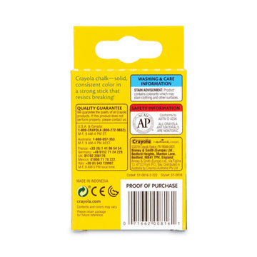 Crayola® Chalk, 6 Assorted Colors, 12 Sticks-box freeshipping - TVN Wholesale
